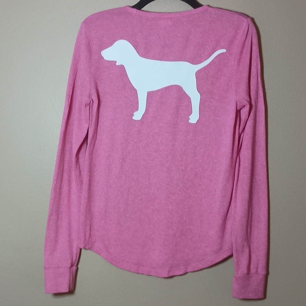 PINK Victoria's Secret Long Sleeve Sleep Top